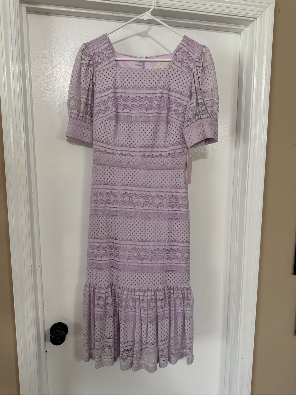 Rachel Parcell Lavender Lace Dress